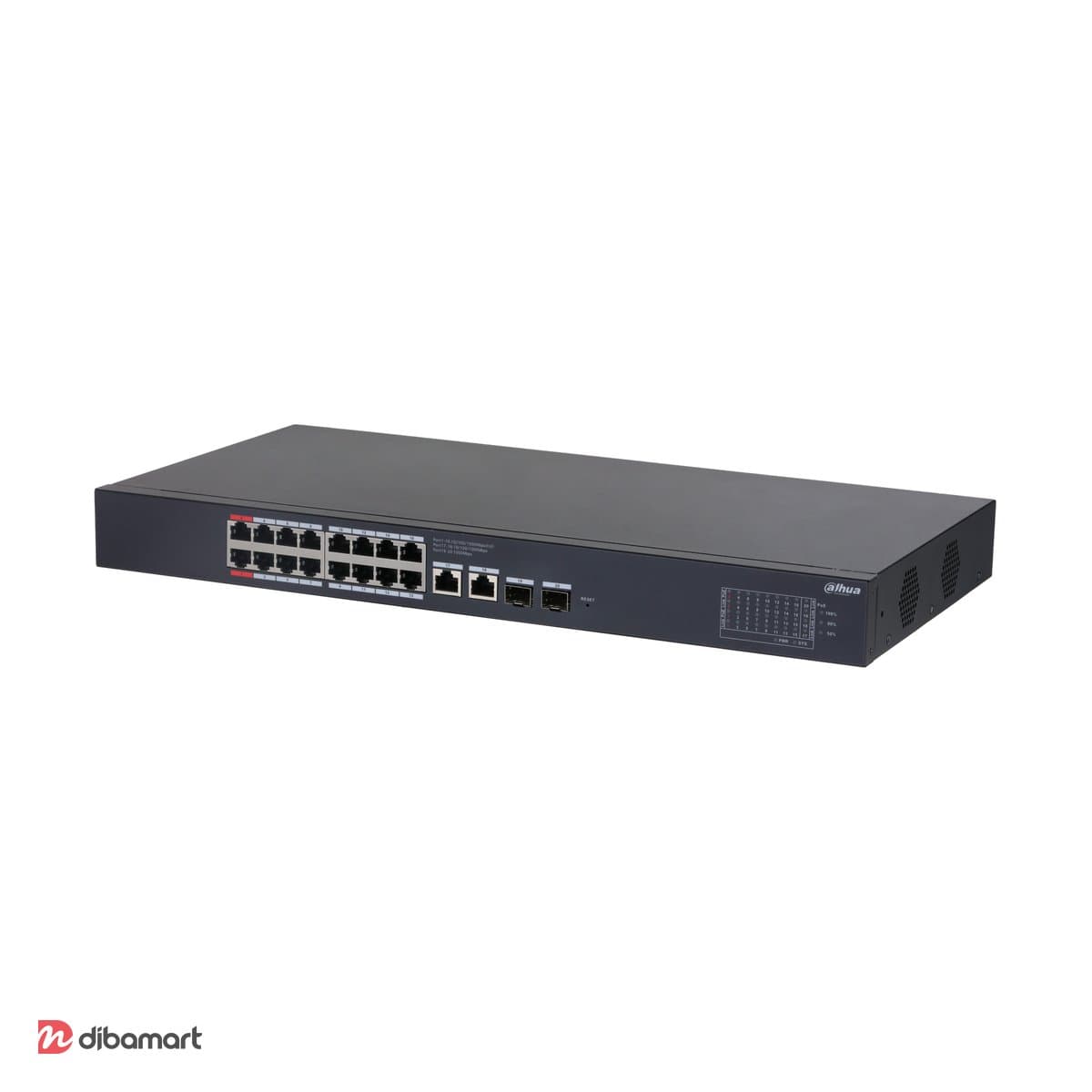 سوئیچ PoE ۱۶ پورت PoE گیگابیت داهوا DH-CS4220-16GT-135