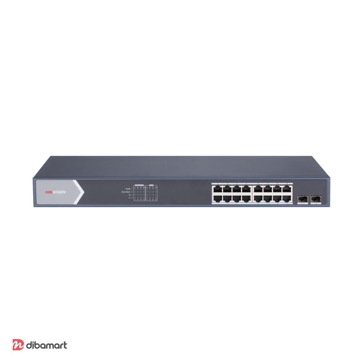 سوئیچ POE هجده پورت هایک‌ویژن مدل DS-3E0518P-E/M