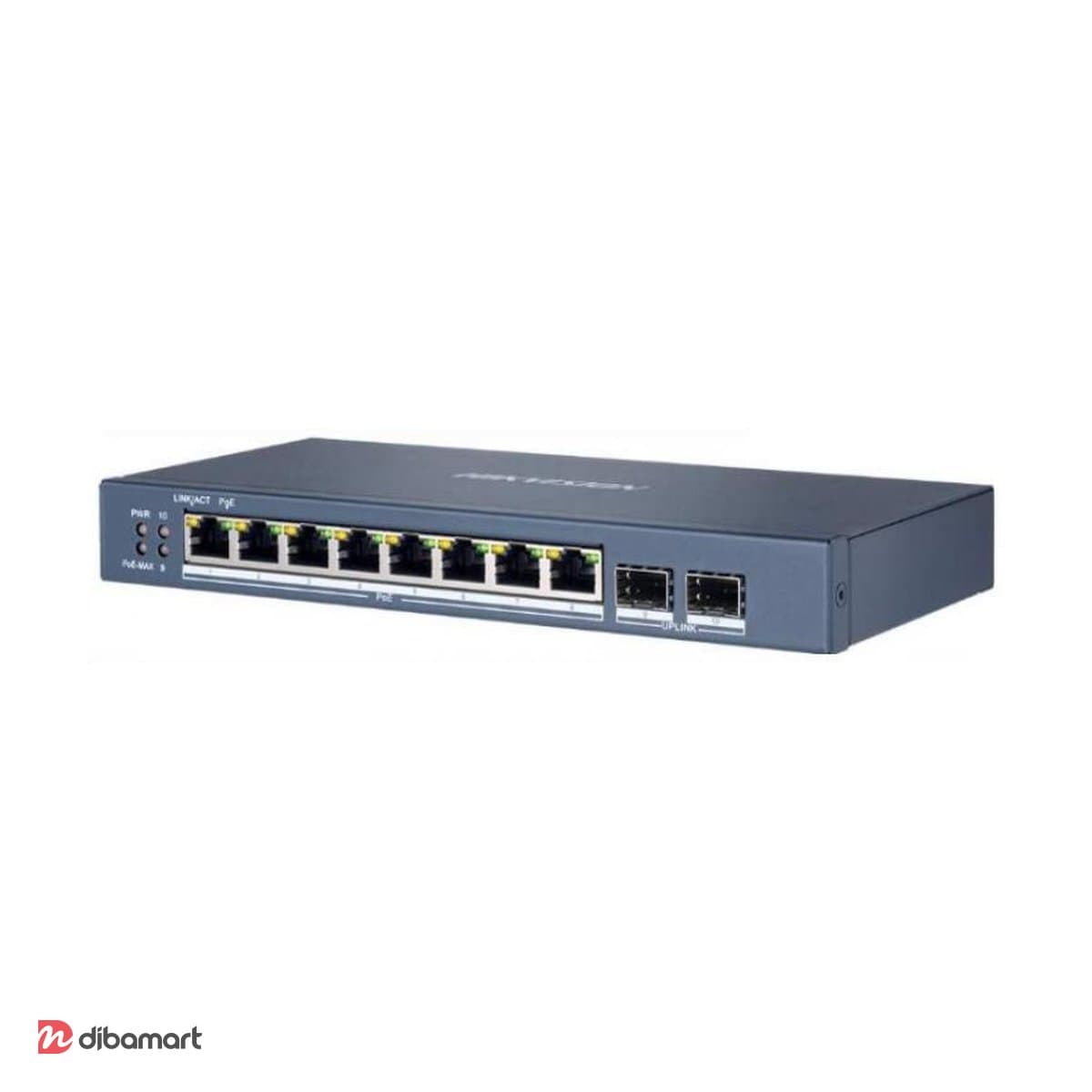 سوئیچ POE ده پورت هایک‌ویژن مدل DS-3E1510P-E
