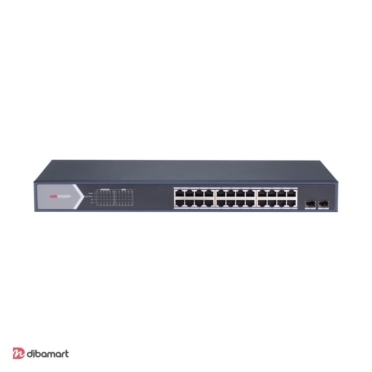 سوئیچ POE بیست و شش پورت هایک‌ویژن مدل DS-3E1526P-SI