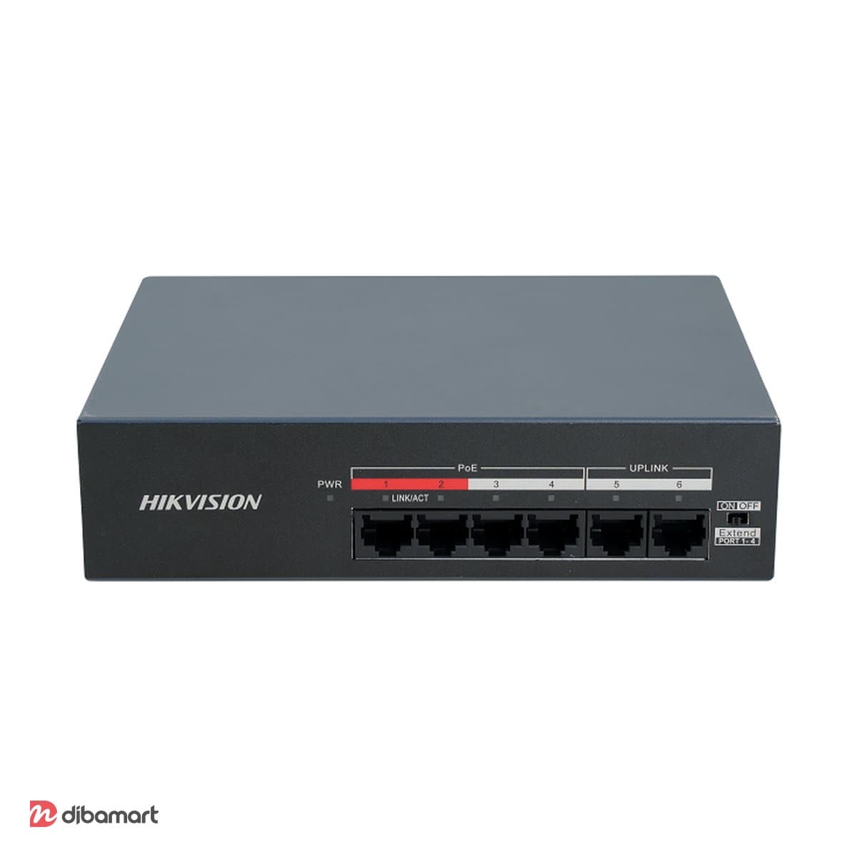 سوئیچ 4 پورت POE هایک‌ ویژن DS-XS06-P