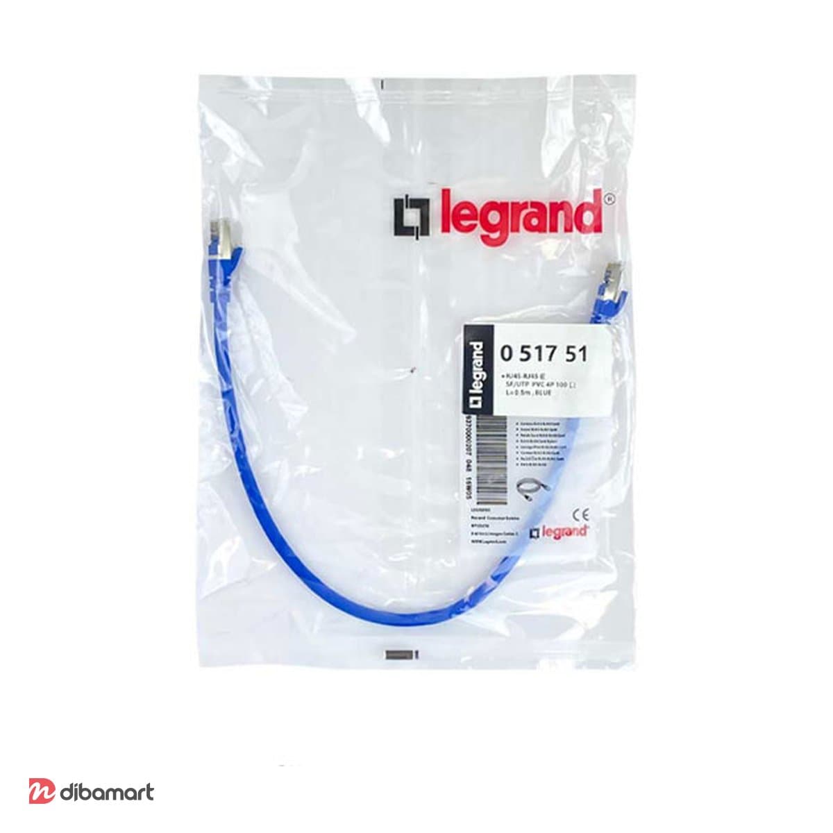 پچ کورد لگراند نیم متری CAT6 SFTP