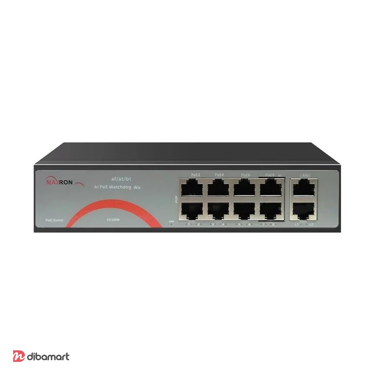سوئیچ شبکه مکسرون MSW-3008FP-2FL-120I-V2