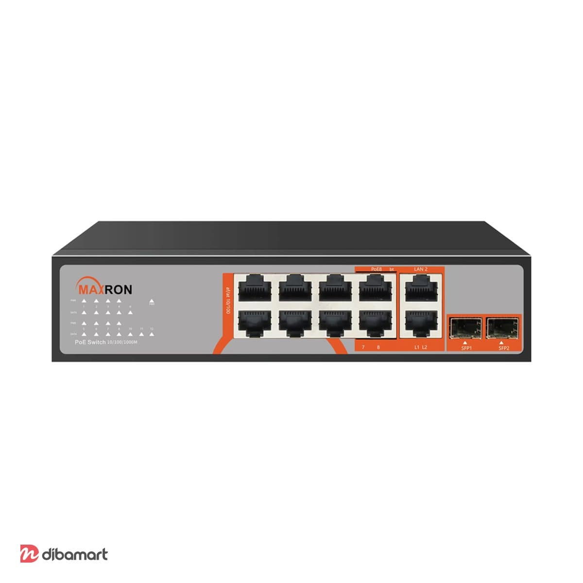 سوئیچ شبکه مکسرون MSW-3208FPH-4GL-120I