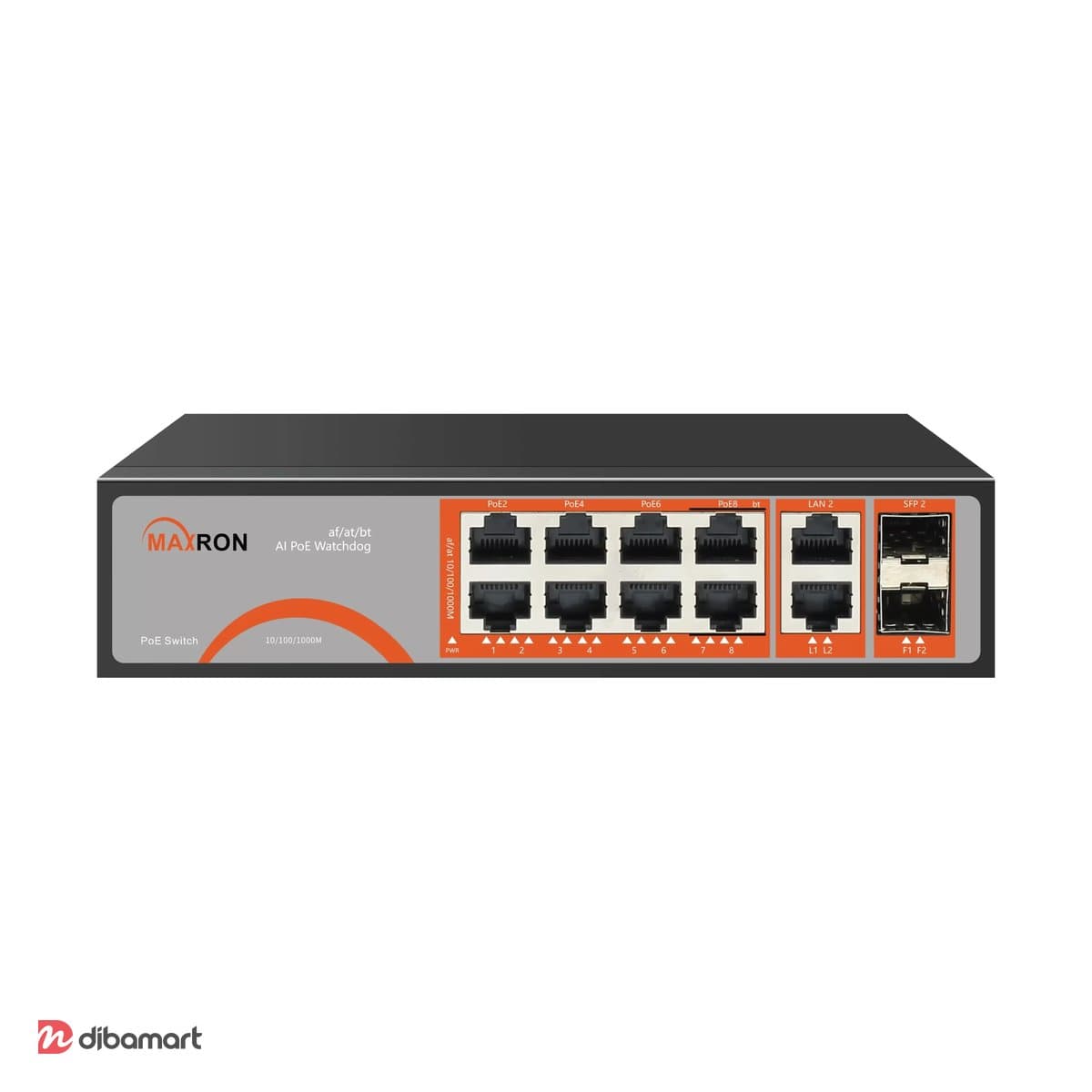 سوئیچ شبکه مکسرون MSW-3208GP-2GL-120I
