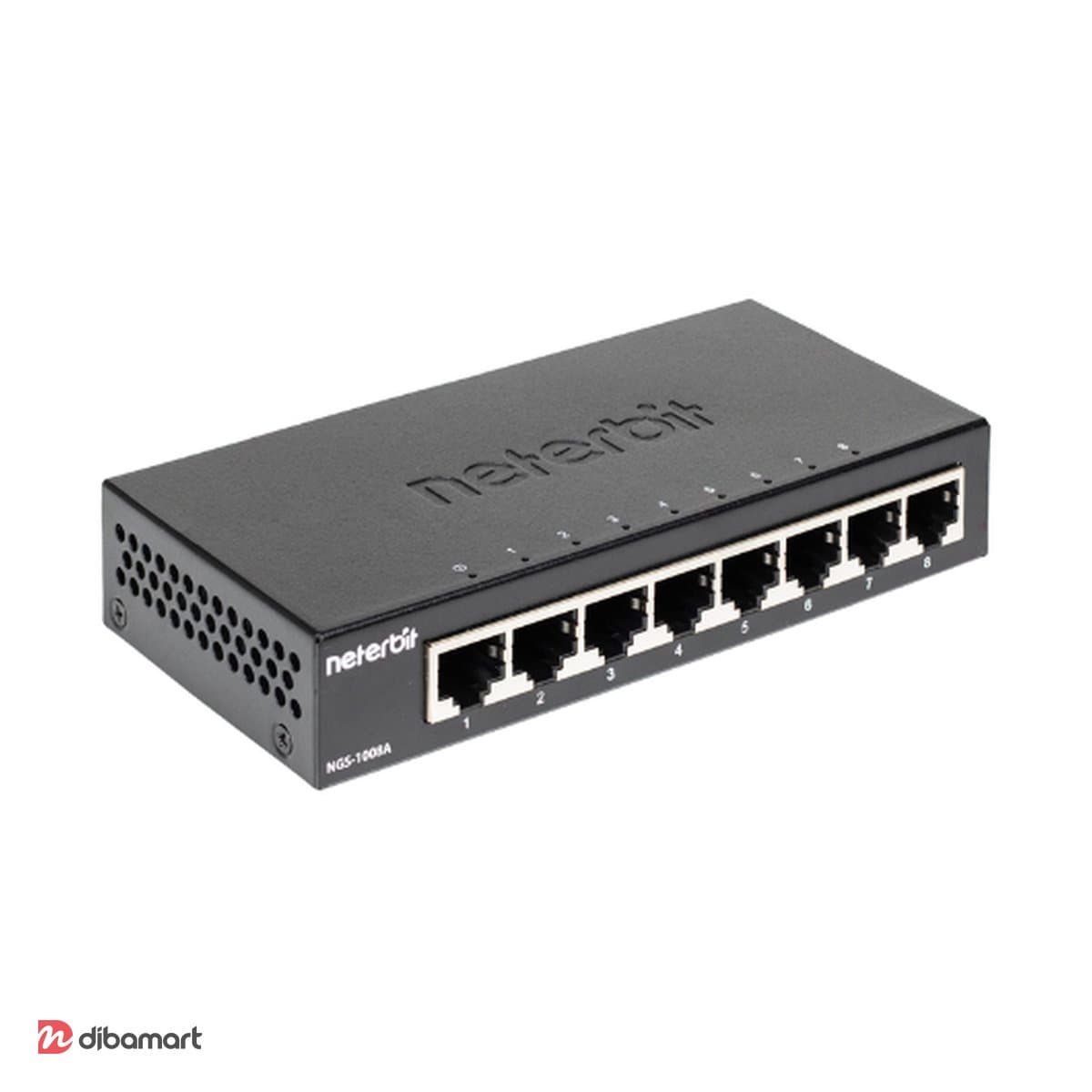 سوئیچ فست اترنت رومیزی ۸ پورت نتربیت NES-1008E-A