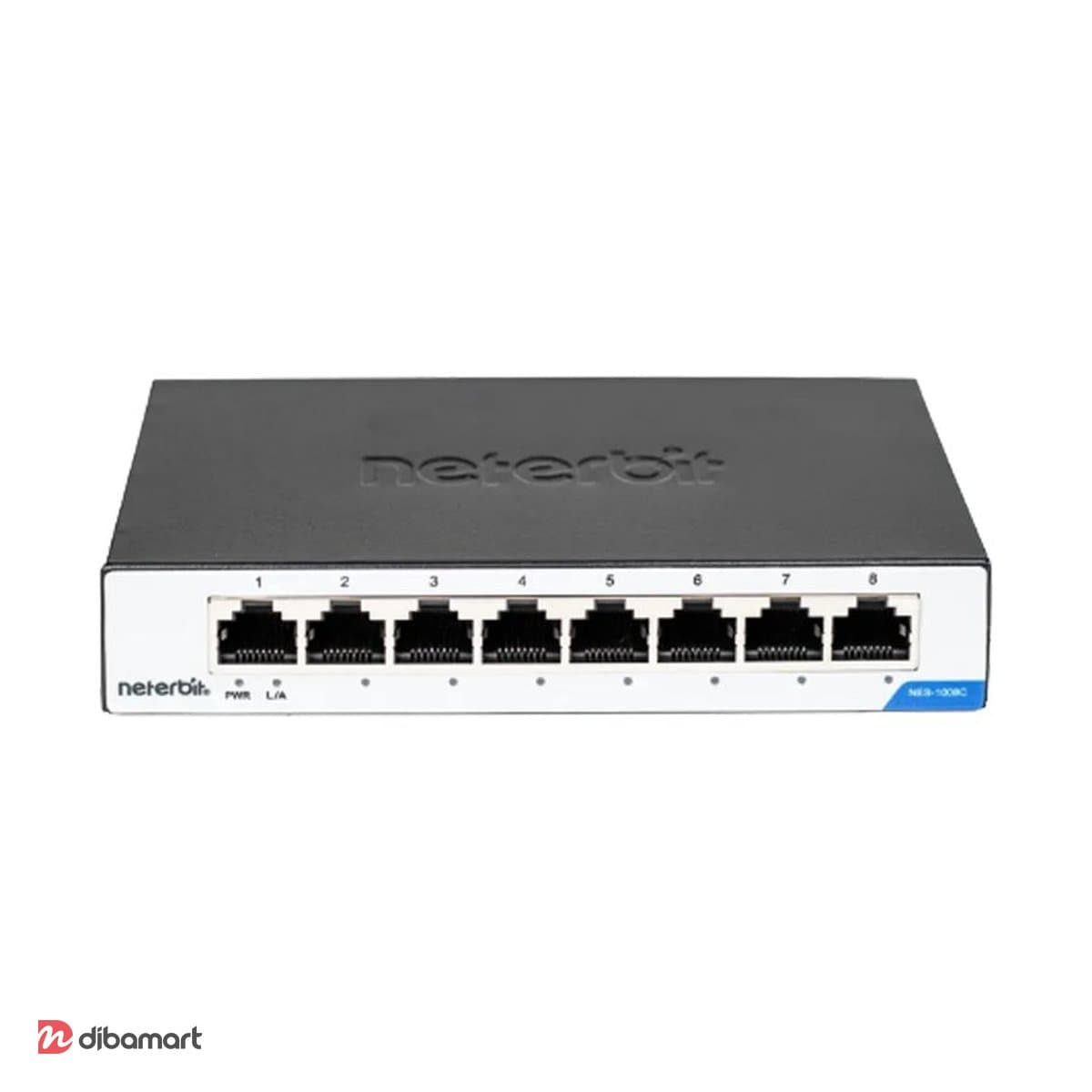 سوئیچ فست اترنت رومیزی ۸ پورت نتربیت NES-1008E-C