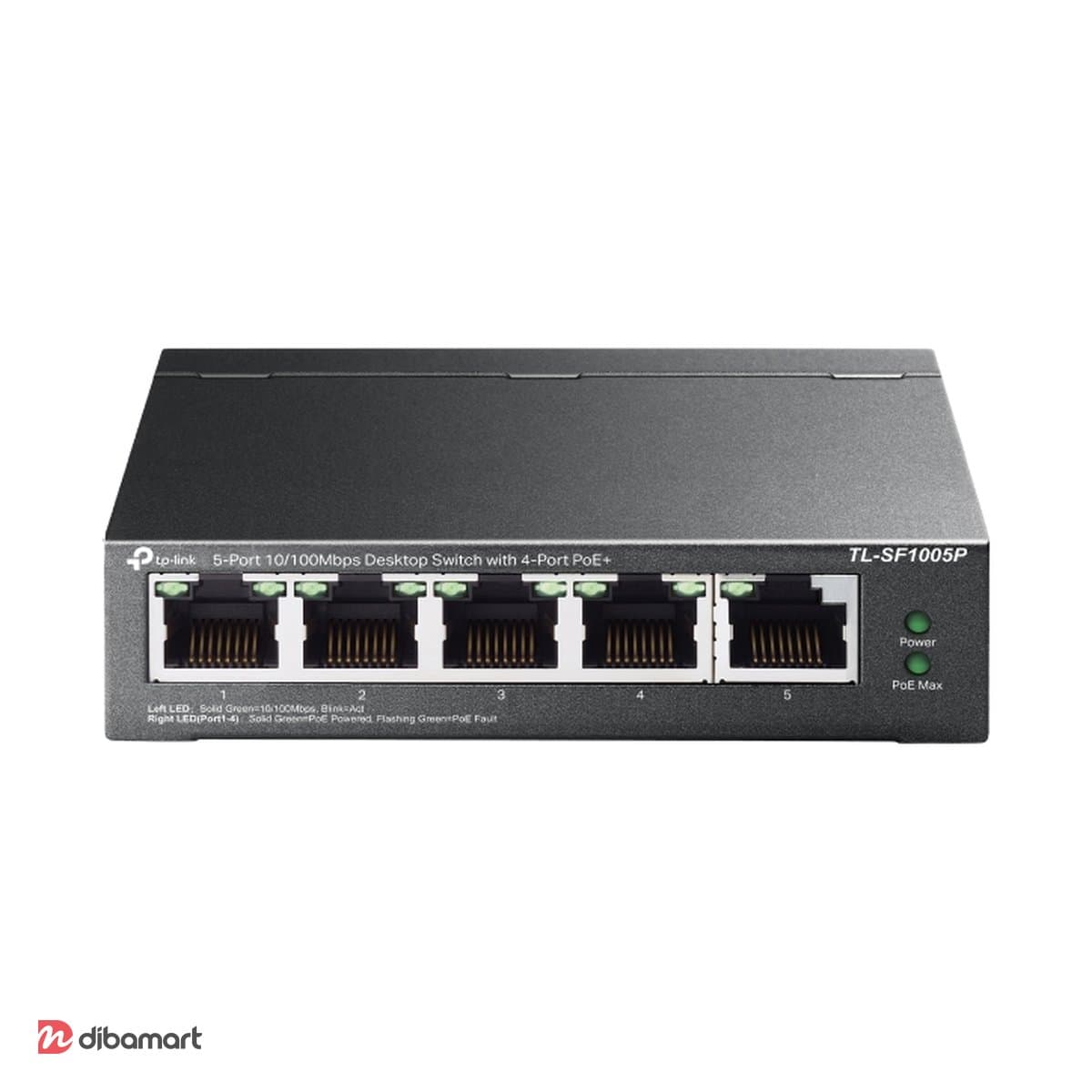 سوئیچ 5 پورت تی‌پی‌لینک مدل TL-SF1005P