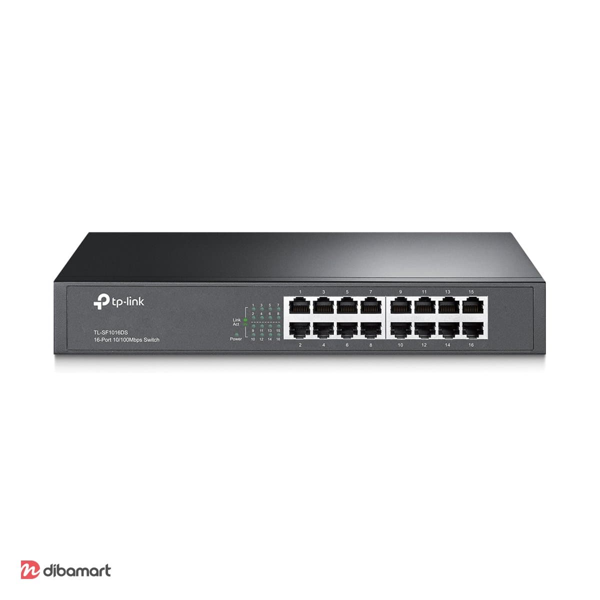 سوییچ شبکه 16 پورت تی‌پی‌لینک مدل TL-SF1016DS