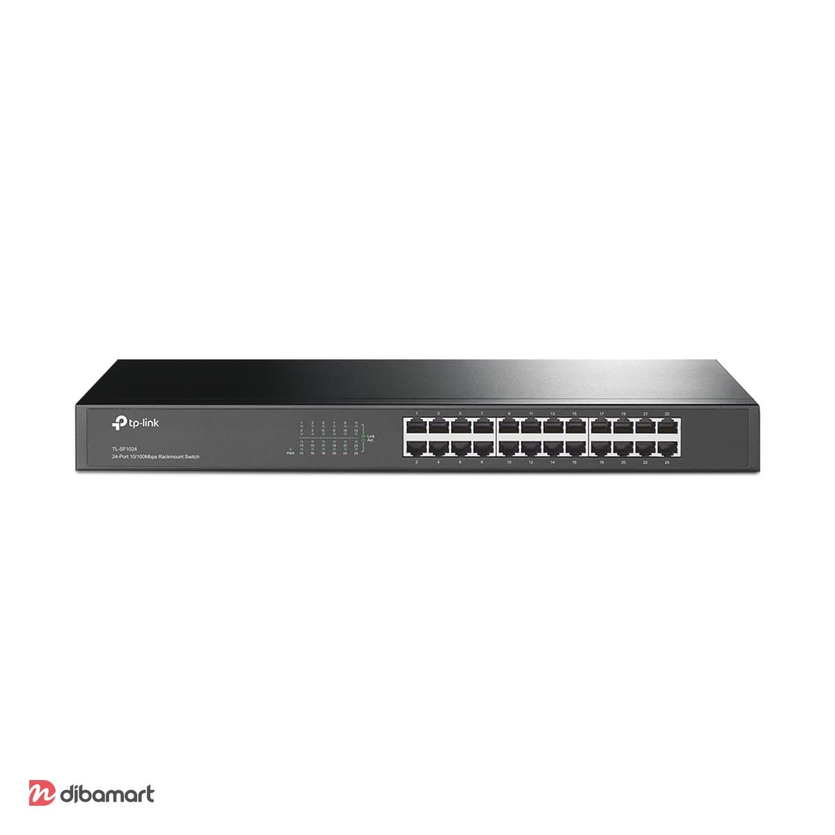 سوییچ 24 پورت مگابیتی و رکمونت تی‌پی‌لینک مدل TL-SF1024