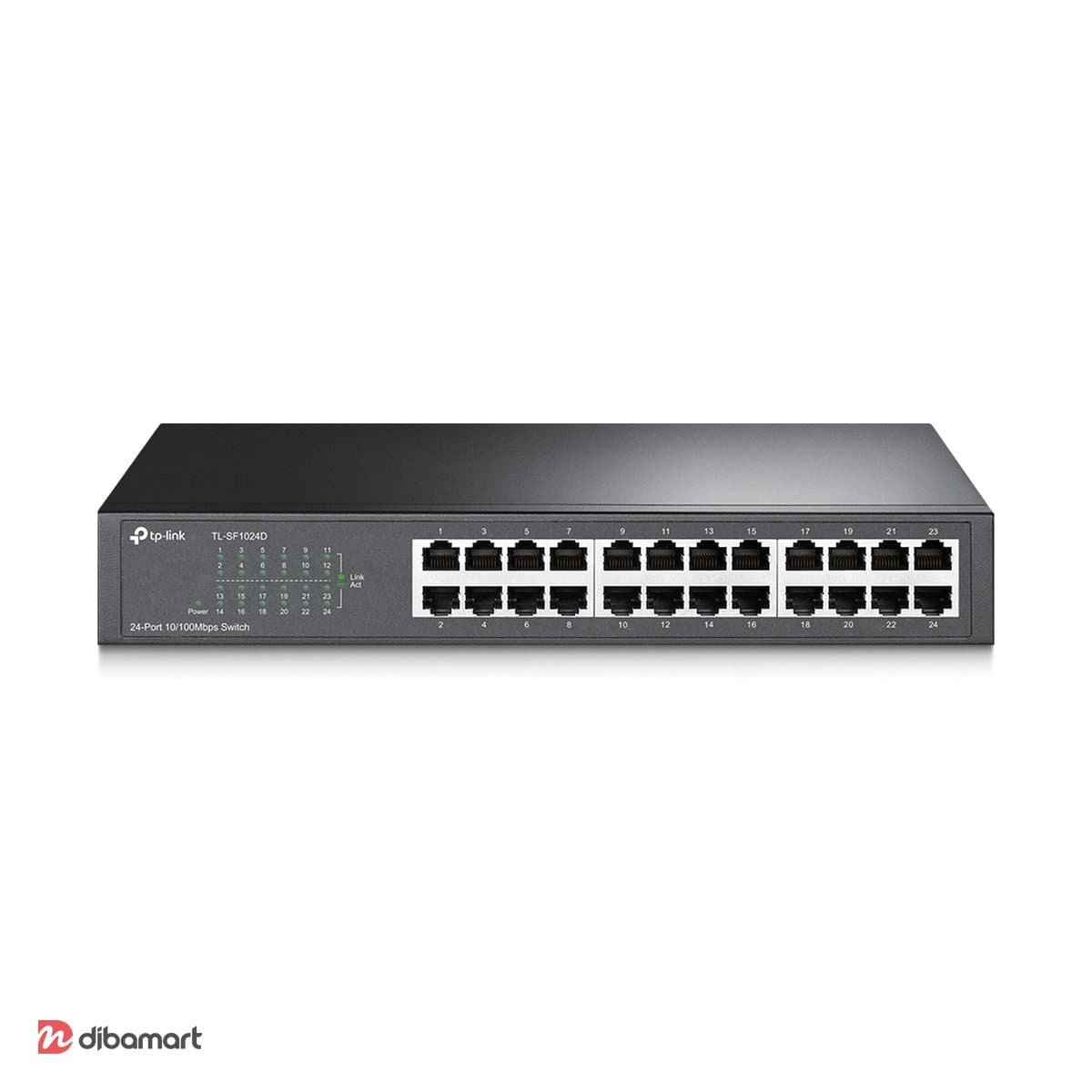 سوییچ 24 پورت مگابیتی و رکمونت تی‌پی‌لینک مدل TL-SF1024D