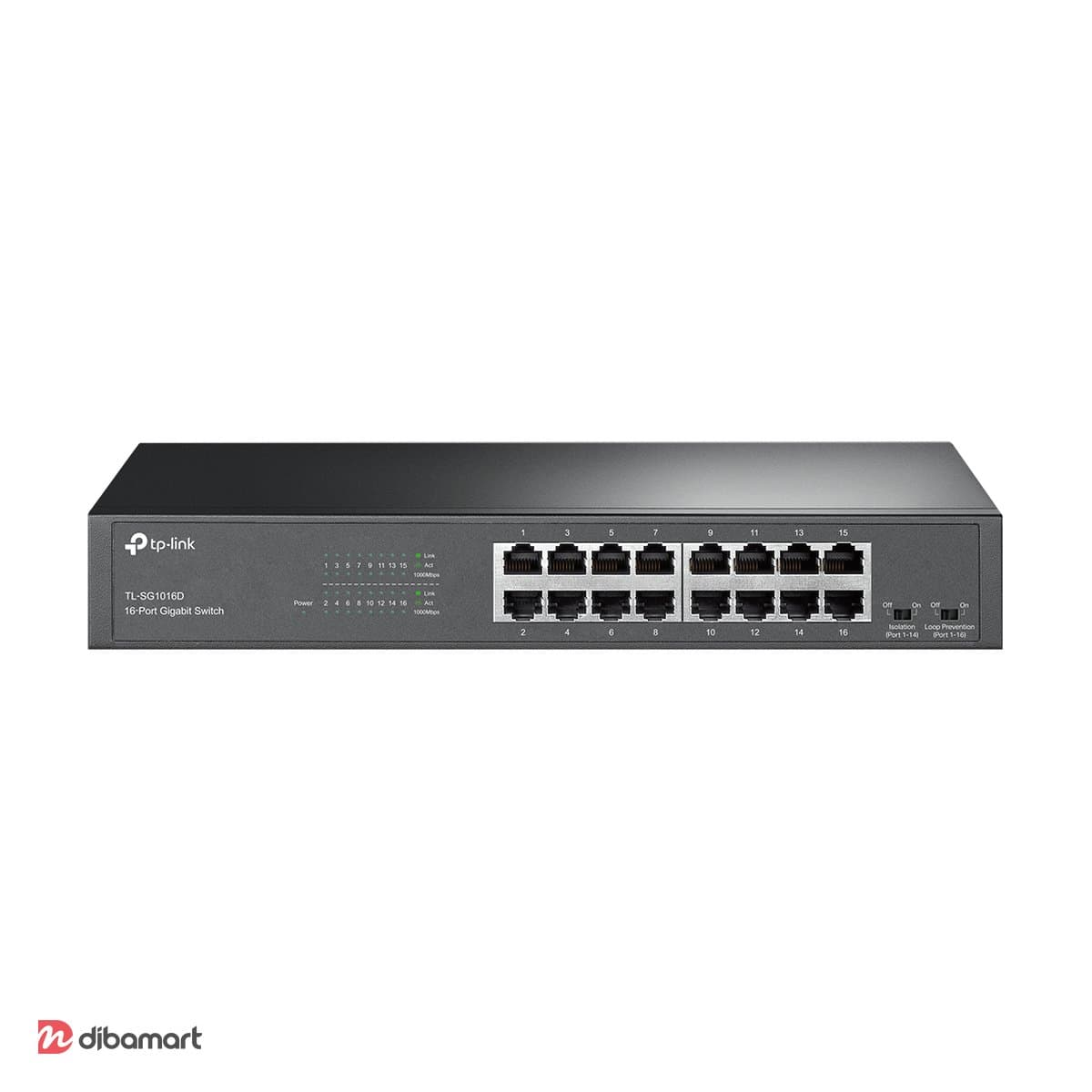 سوئیچ 16 پورت گیگ رکمونت تی‌پی‌لینک مدل TL-SG1016D