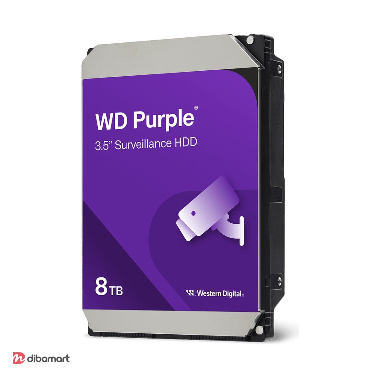 هارد دیسک وسترن دیجیتال بنفش (Purple) ۸ ترابایت