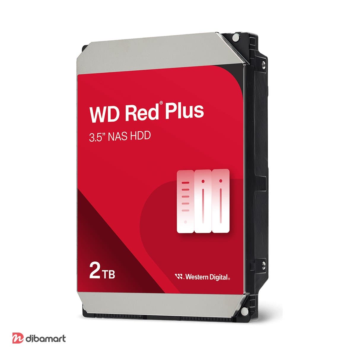 هارد دیسک وسترن دیجیتال قرمز (Red Plus) ۲ ترابایت