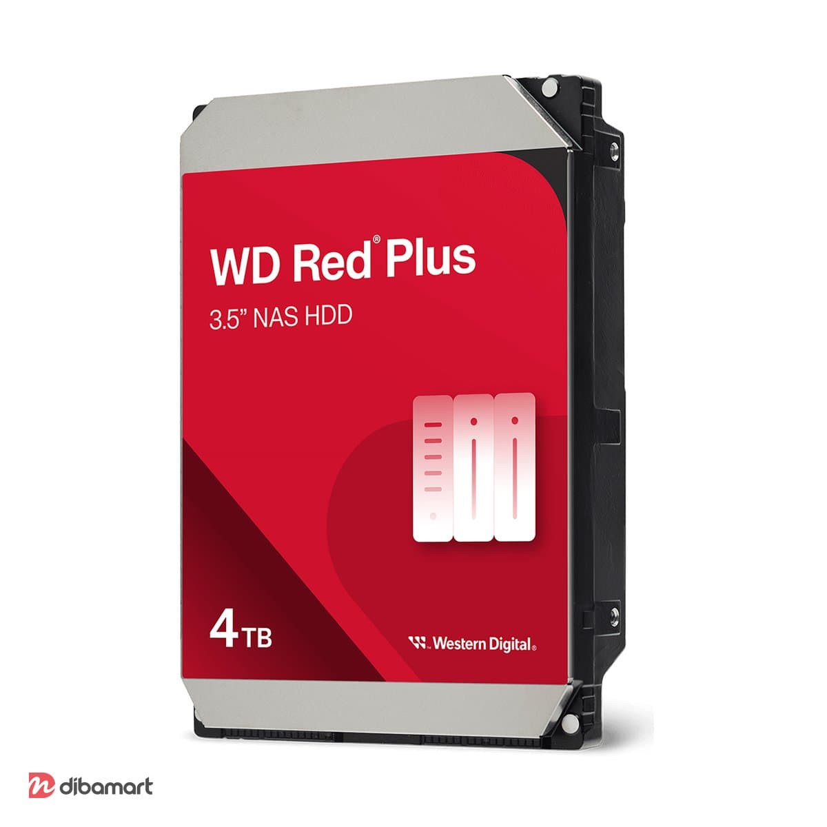 هارد دیسک وسترن دیجیتال قرمز (Red Plus) ۴ ترابایت