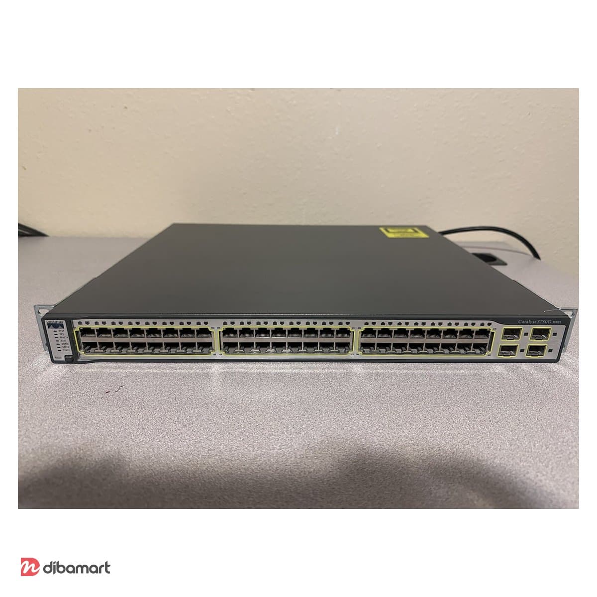 سوئیچ شبکه مدیریتی سیسکو 48 پورت WS-C3750G-48TS-S استوک