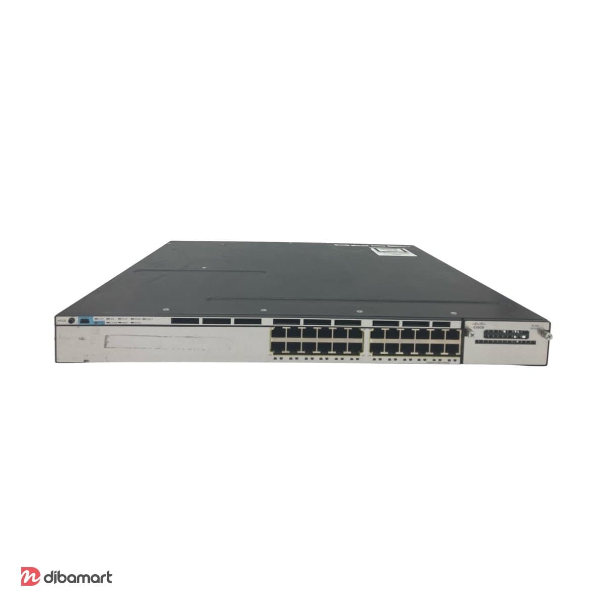 سوئیچ شبکه مدیریتی سیسکو 24 پورت WS-C3750X-24T-S استوک