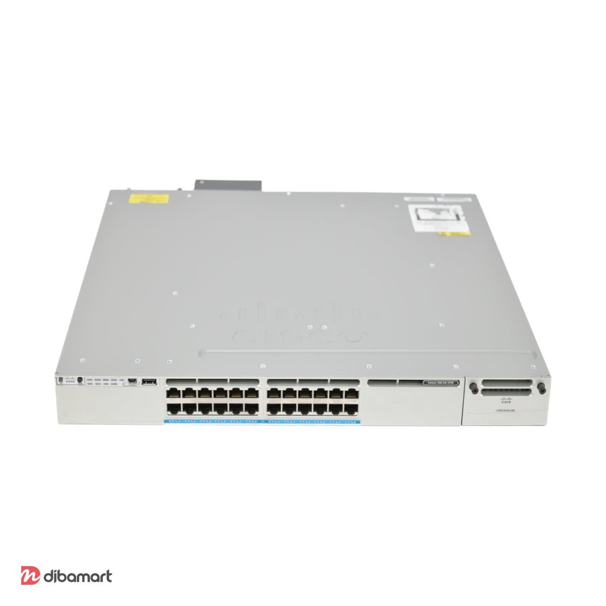 سوئیچ شبکه سیسکو 24 پورت WS-C3850-24XU-E استوک